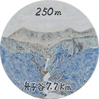 十二貫野用水 250m