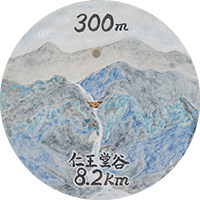 十二貫野用水 300m